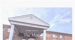 Desktop Screenshot of mayvilleinn.com